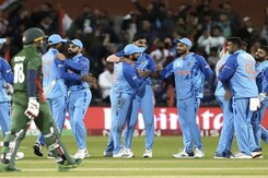 T20 WC: India Register Narrow Five-Run Win Over Bangladesh T20 WC: India Register Narrow Five-Run Win Over Bangladesh