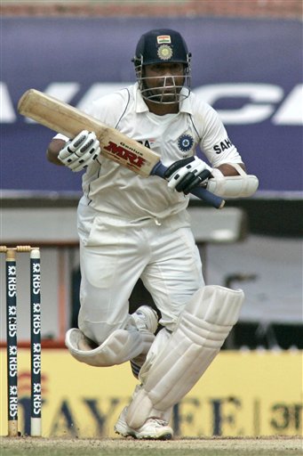 Sachin Tendulkar takes runs during the fifth day of the first Test match between India and England in Chennai on Monday, December 15, 2008. (AP Photo) Tendulkar's way to 41st ton