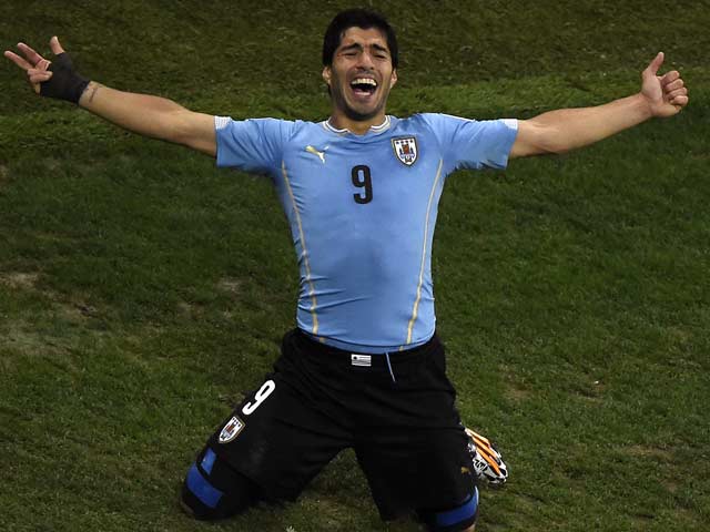 Photo : FIFA World Cup: Suarez Scores a Brace as Uruguay Win 2-1 Over England