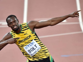 Usain Bolt Beats Rival Justin Gatlin to Win World Athletics Gold