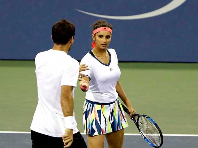 Photo : US Open 2016: Sania Mirza Off To A Winning Start, Paes Crashes Out