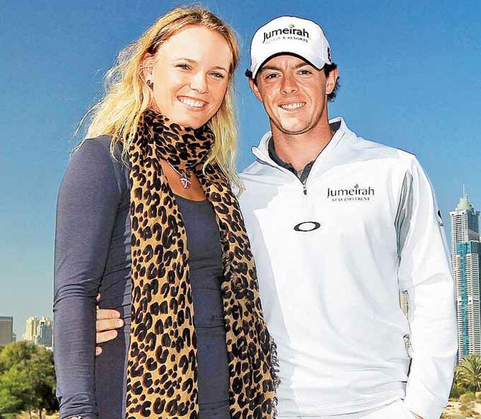The relationship between young hearthrobs Rory McIlroy and Caroline Wozniacki came to the fore in 2011 after reports of them sharing a kiss after an intimate dinner in London. The turn of events that followed confirmed their relationship. (Photo courtesy: <a href="http://mid-day.com">www.Mid-Day.com</a>)