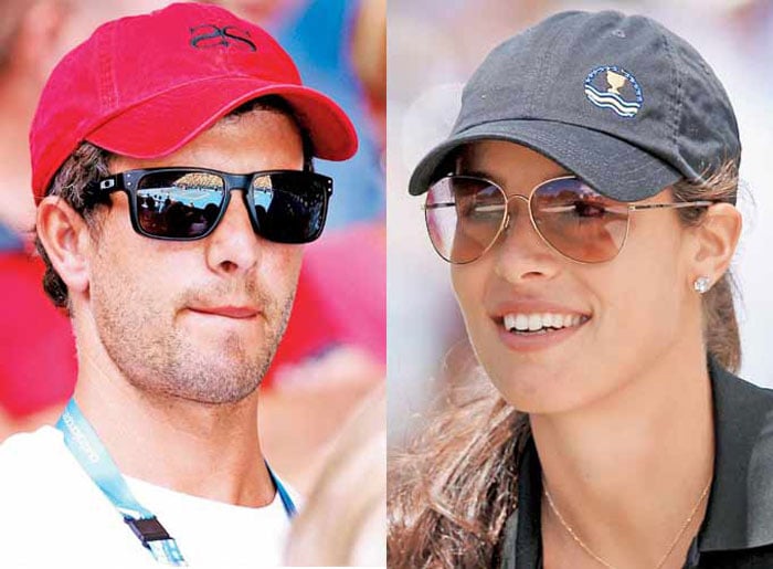 Serbian tennis beauty Ana Ivanovic and Australian golfer Adam Scott form a quite glamorous couple. (Photo courtesy: <a href="http://mid-day.com">www.Mid-Day.com</a>)