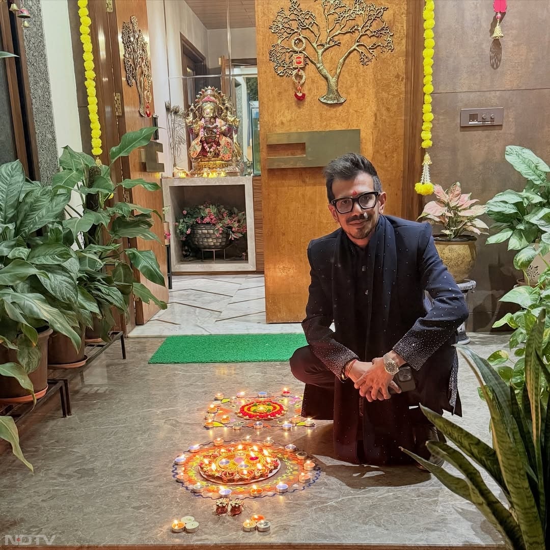 यजुवेंद्र चहल ने कुछ इस तरह से सेलिब्रेट किया रोशनी का पर्व.