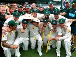 Wild at the WACA - Aussies celebrate Ashes triumph