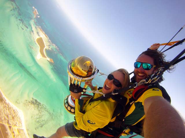 ICC World Cup Trophy's Maiden Skydiving Adventure