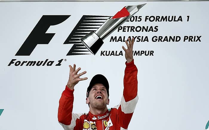 Photo : Sebastian Vettel Drives to Victory at Malaysian Grand Prix