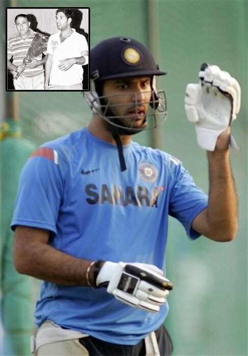 <b>Roller coaster ride:</b> Yuvraj, son of former cricketer Yograj Singh, never wanted to play cricket. He simply loved skating. While his father detested his love for rollers, Yuvraj went onto win a gold medal in the U-12 National Skating Championship.<br><br>His father, a promising fast bowler, represented India in just one Test match. So livid was he with the injustice meted out to him that he wanted a son who could fulfill his dreams. And here was Yuvraj gliding on rollers. After he won the championship, his father threw away his medal and told him to play cricket or he would break his legs.<br><br>Under the strict guidance of his father, Yuvraj started his grueling training as a fast bowler. A back injury forced him to give up fast bowling and take up batting. And since then there has been no looking back.<br><br><a href='http://cricket.ndtv.com/cricket/ndtvcricket/readforum.aspx?trdid=2775'>Wish Yuvraj on his 28th birthday</a> Yuvraj's 28th birthday: A photo essay