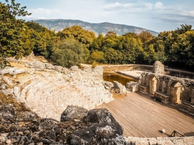5. Butrint, Albania
A key Roman city, Butrint today is an open-air museum. Its ruins include Roman theatres, defensive walls, chapels, and elaborate fountains.