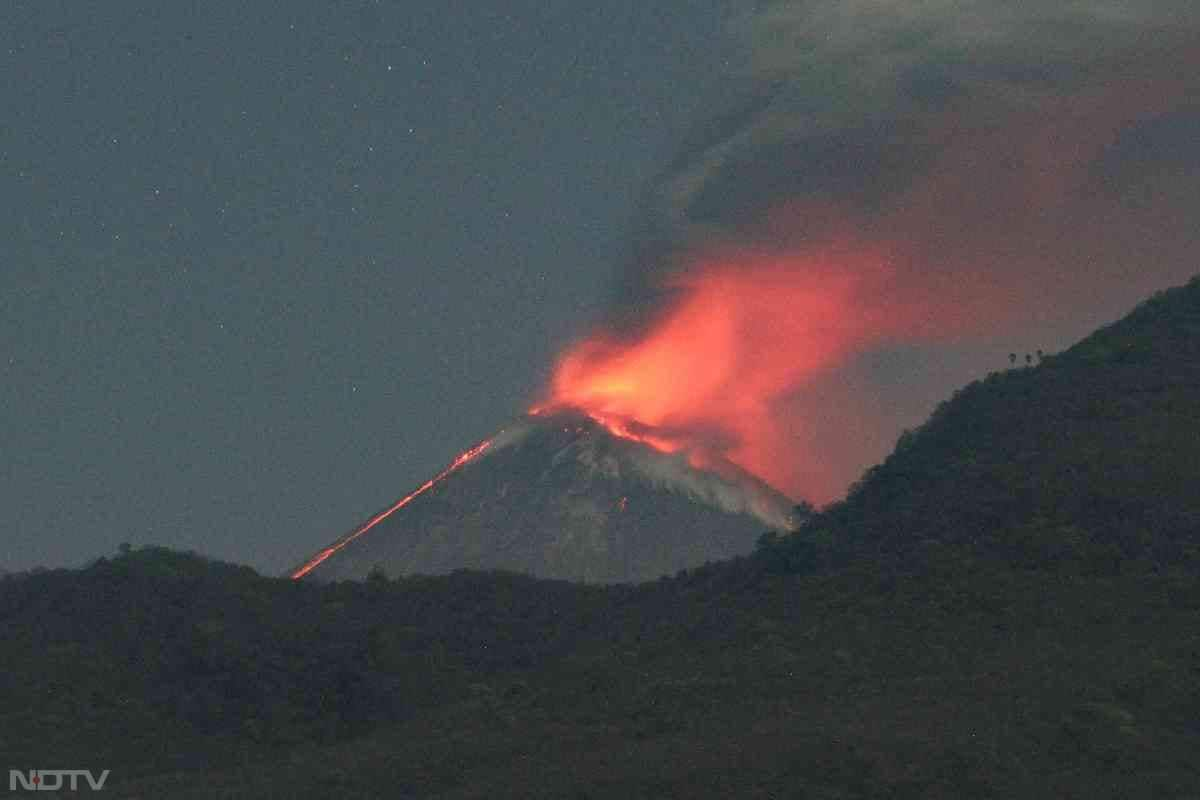 Indonesia's Mount Lewotobi Laki-Laki volcano has erupted multiple times, spewing columns of ash nearly ten kilometers in the air.