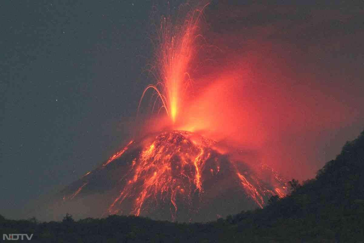 The volcano first erupted in Indonesia's East Nusa Tenggara province on November 3. At least nine people were killed and more than 2,000 houses destroyed. the eruption also forced over 13,000 residents to evacuate nearby areas.