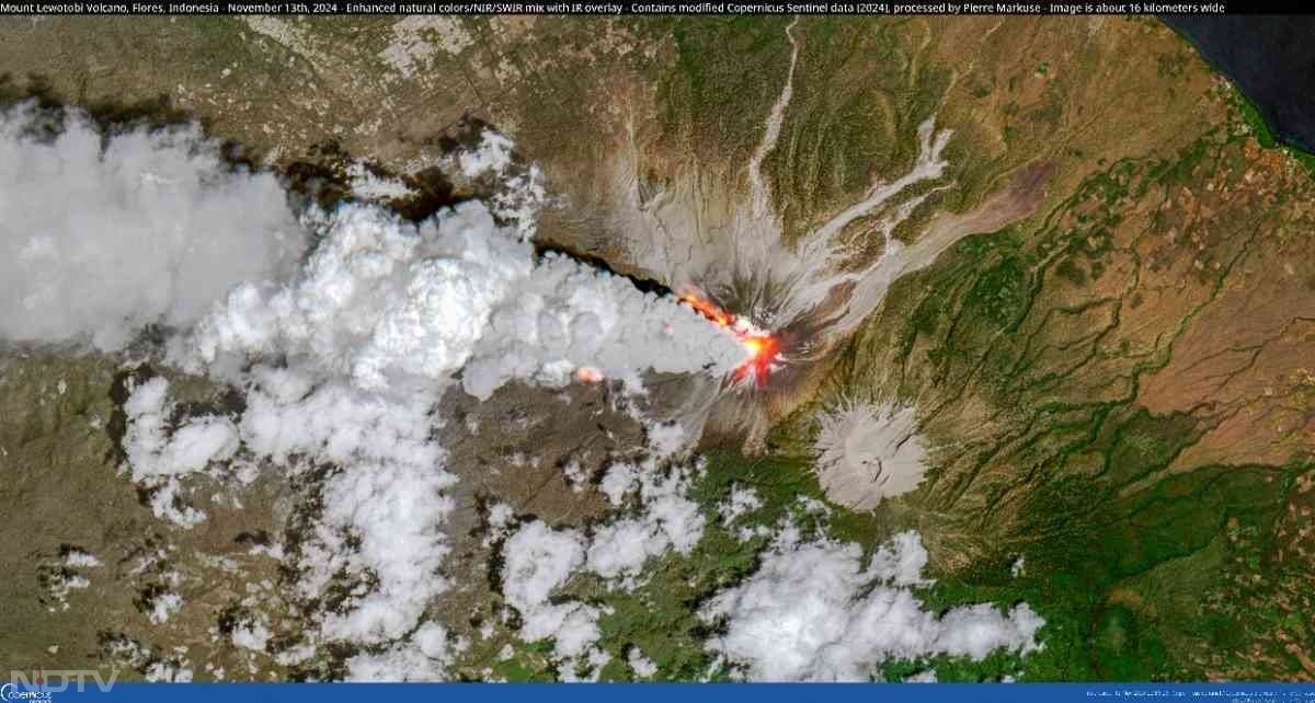 "The ash column was observed at approximately 9,000 metres above the summit. The ash column appeared grey with thick intensity," the country's volcanology agency said in a statement.