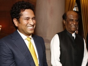 Photo : Rajinikanth and Sachin: Mutual fan club