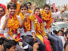 DUSU चुनाव में एबीवीपी का क्लीन स्वीप, चारों पदों पर जमाया कब्‍जा