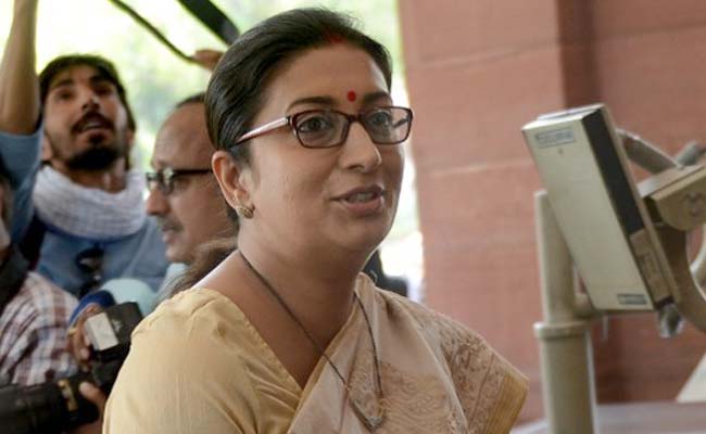 Smriti Irani Didn't Help Her Cause. Textiles Could Be Better Fit