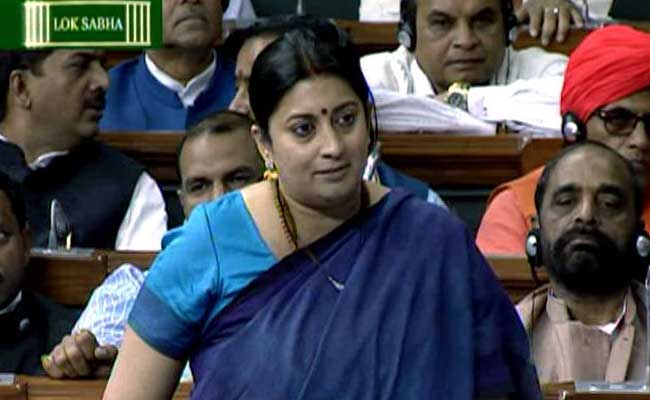 'My Name Is Smriti Irani', Says Minister in Emotional Speech in Parliament