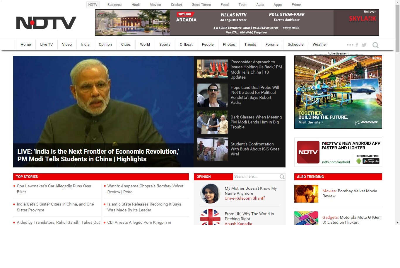 NDTV » Homepage