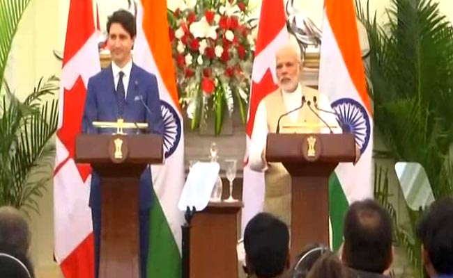 प्रधानमंत्री मोदी और कनाडा के पीएम संयुक्त का बयान- आतंकवाद के खिलाफ हम एक साथ लड़ाई लड़ेंगे
