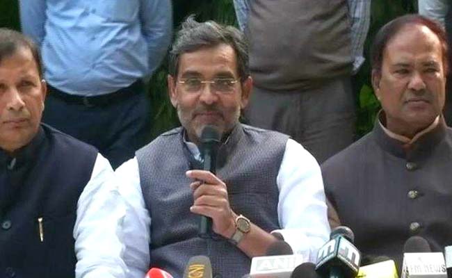 BJP Ally Upendra Kushwaha Quits As Minister, Will Attend Opposition Meet