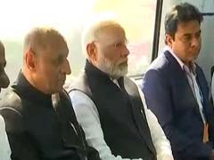 PM Modi Launches Hyderabad Metro, Takes First Ride: 10 Points