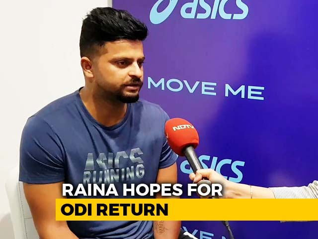 Hope To Make ODI Return For World Cup: Suresh Raina Hope To Make ODI Return For World Cup: Suresh Raina