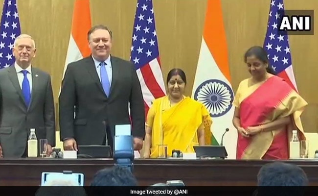 India-US 2+2 summit :  भारत और अमेरिका के बीच अहम सैन्य समझौते COMCASA पर दस्तखत