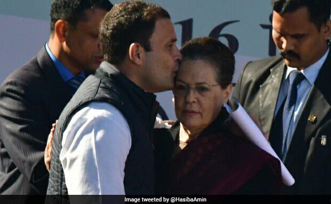 राहुल गांधी ने संभाली कांग्रेस की कमान, सोनिया गांधी ने दिया भावुक भाषण