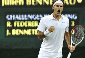 विम्बलडन : उलटफेर से बाल-बाल बचे फेडरर