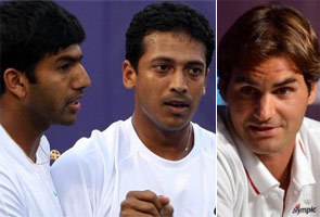 ओलिंपिक पदक के मजबूत दावेदार हैं भूपति-बोपन्ना : फेडरर ओलिंपिक पदक के मजबूत दावेदार हैं भूपति-बोपन्ना : फेडरर