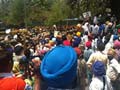 सिख दंगे : सज्जन के खिलाफ सोनिया गांधी के घर के बाहर जोरदार प्रदर्शन
