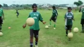 Soccer in Jharkhands village