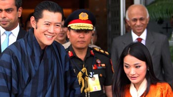 Video : Bhutan's first couple in India