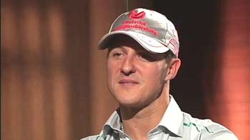Video : Schumacher moved by warm Indian welcome