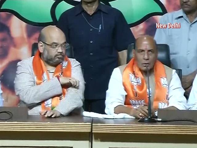 Election Results 2014: Rajnath Singh Credits Modi For Party's Performance