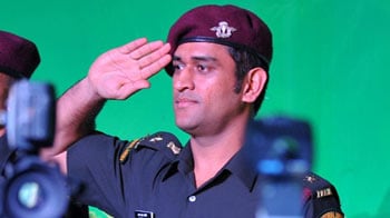 Video : From now, call him Lieutenant Colonel Dhoni