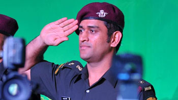 From now, call him Lieutenant Colonel Dhoni