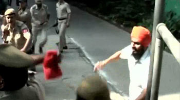 Terrorist slapped while being taken into Chandigarh court