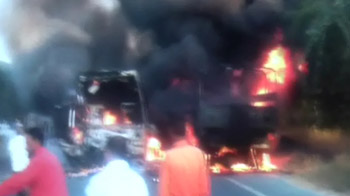 Bus carrying women kabaddi players meets with an accident