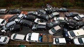 52-car pile-up on Autobahn kills 3 people