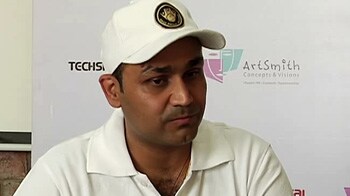Video : Sehwag bats to make children live their dream