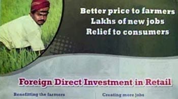 Video : FDI in retail: Govt places full-page ads in major papers on 'myth and reality'