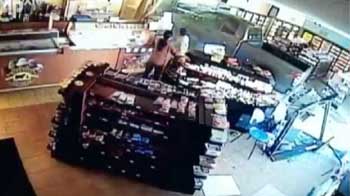 Angry driver tries to run ex-girlfriend over