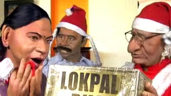 Video : Jan Lokpal Bill as a Christmas gift