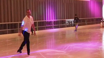 Ice skating now in Gurgaon