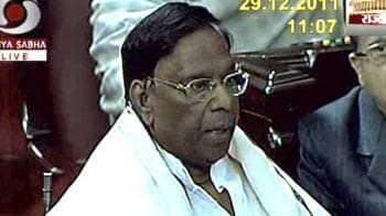 Video : Narayanasamy tables Lokpal Bill in Rajya Sabha