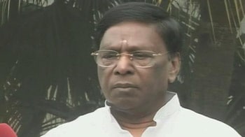 Video : BJP's agenda 'Support Anna, defeat Lokpal': Narayanasamy