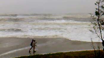 Cyclone Thane in Kalpakkam