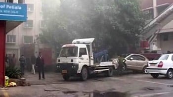 Video : Fire breaks out at Delhi's Shastri Bhavan; situation under control