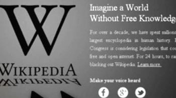Video : Wikipedia blackout in protest today