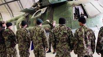 Afghan air force learns to fly and fix aircraft